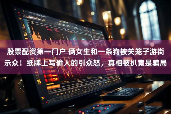 股票配资第一门户 俩女生和一条狗被关笼子游街示众！纸牌上写偷人的引众怒，真相被扒竟是骗局